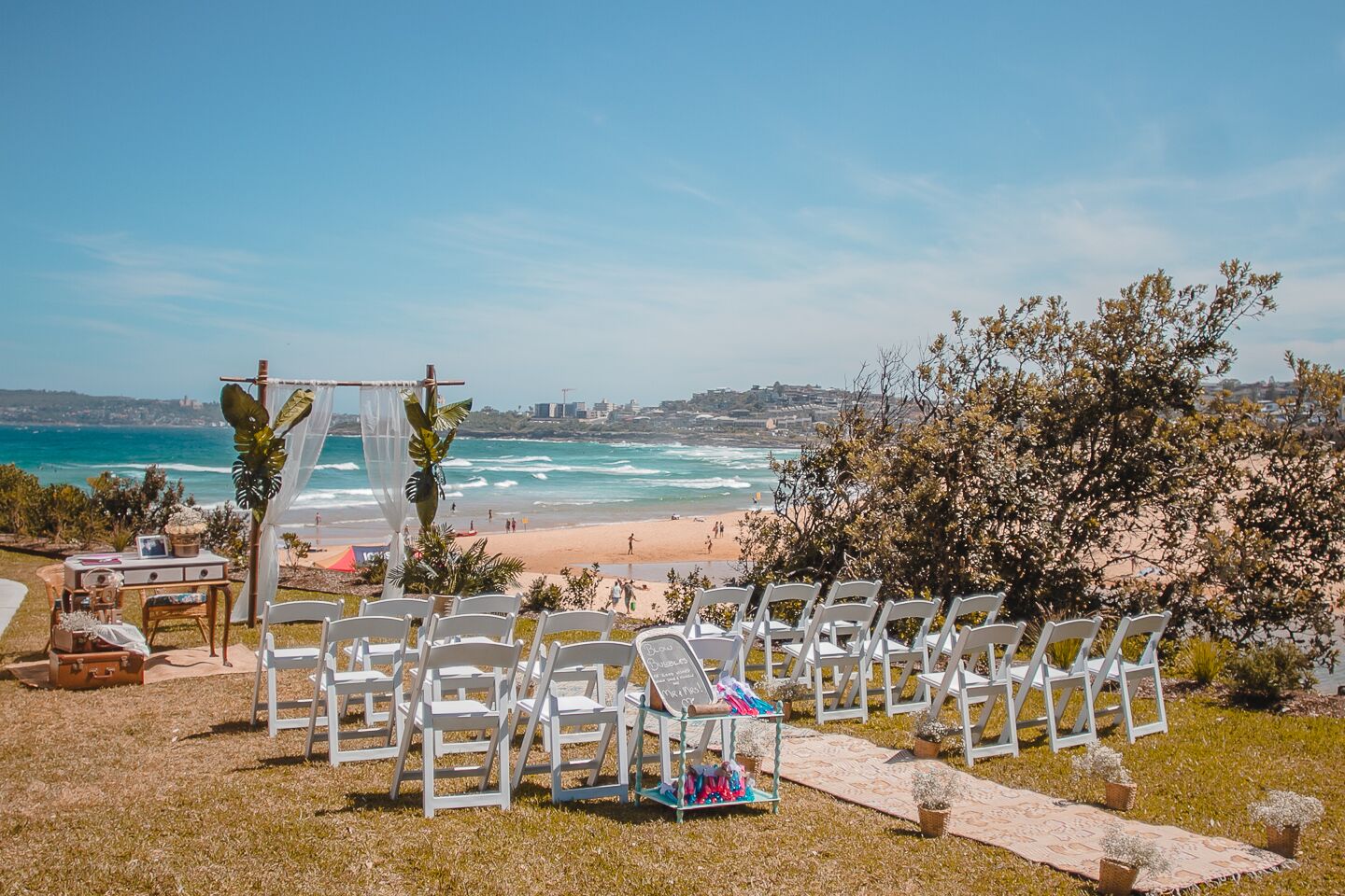 Summer wedding decoration